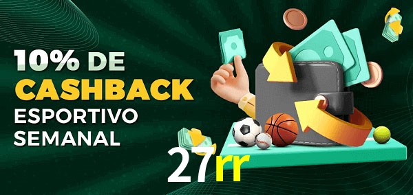 10% de bônus de cashback na 27rr