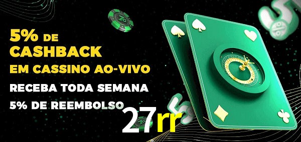 Promoções do cassino ao Vivo 27rr